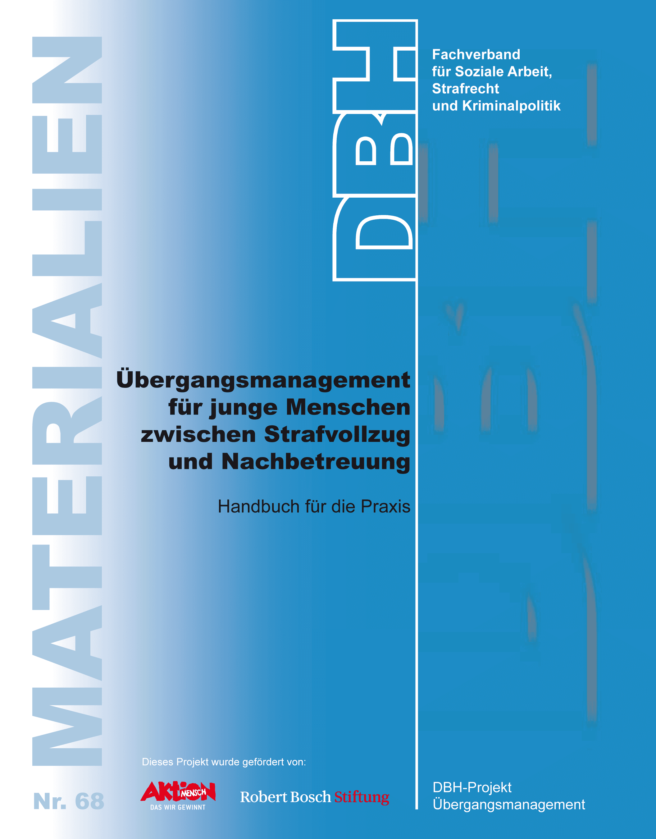 Cover DBH-Materialien Nr. 68