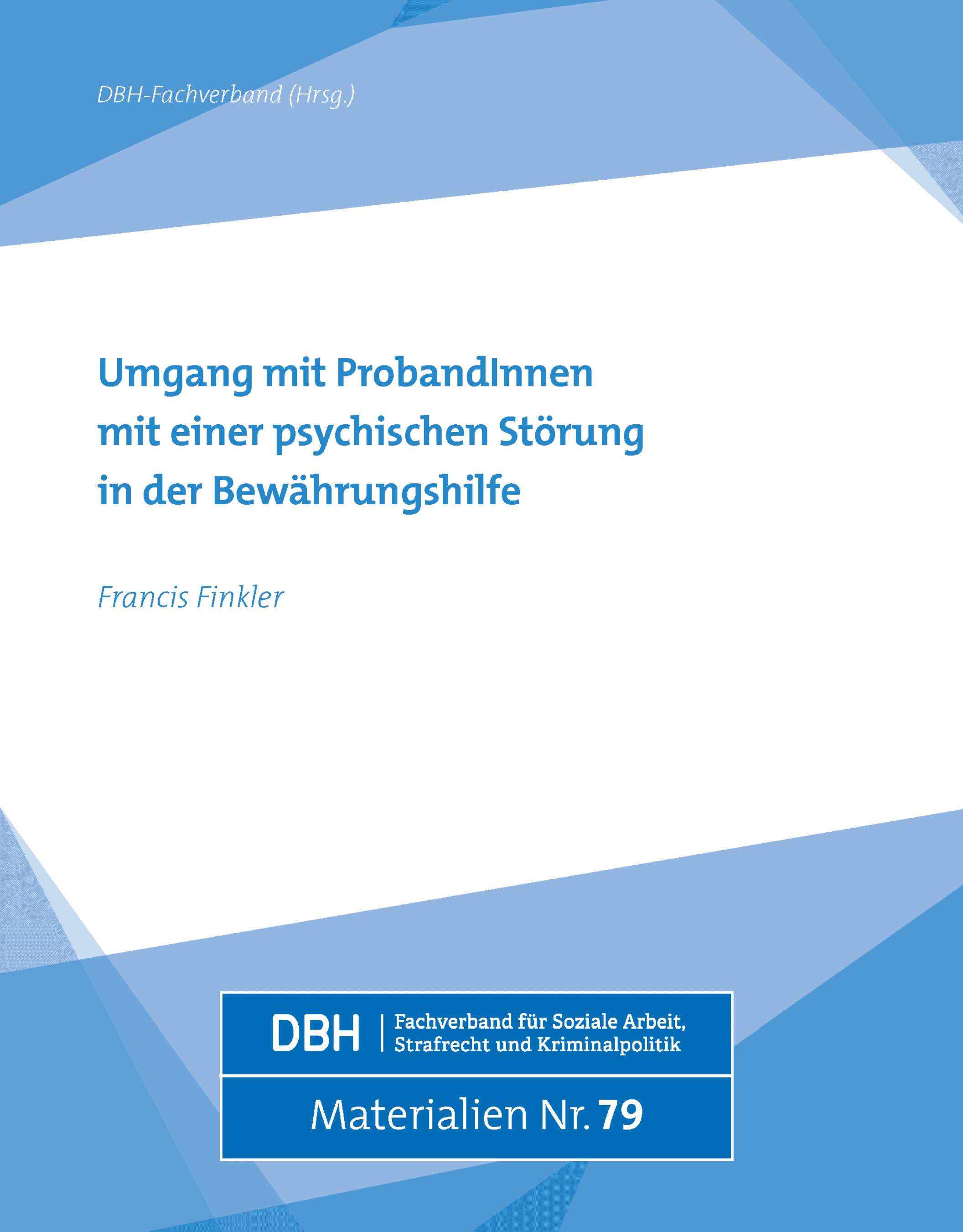 Cover DBH-Materialien Nr. 79